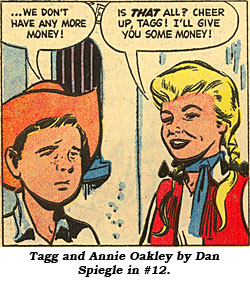 Tagg and Annie Oakley by Dan Spiegle in #12.
