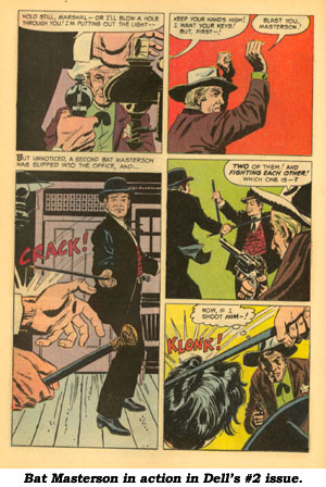 Action page from BAT MASTERSON #2.