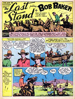 "The Last Stand" appeared in FUNNIES #27 (Dec. '38).