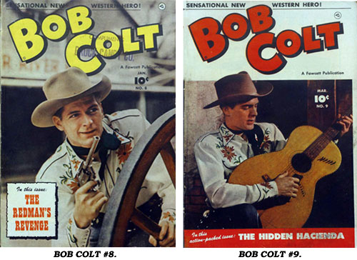 Covers to BOB COLT #8 and #9.