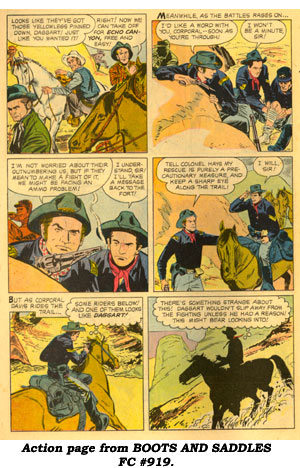 Action page from BOOTS AND SADDLES FC #919.