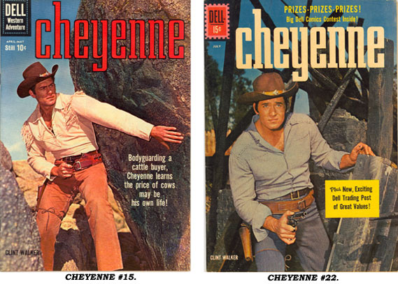 Covers to CHEYENNE #15 and #22.