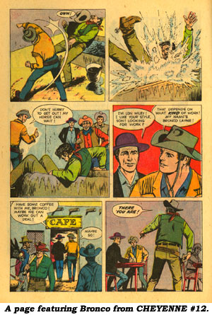 A page featuring Bronco from CHEYENNE #12.