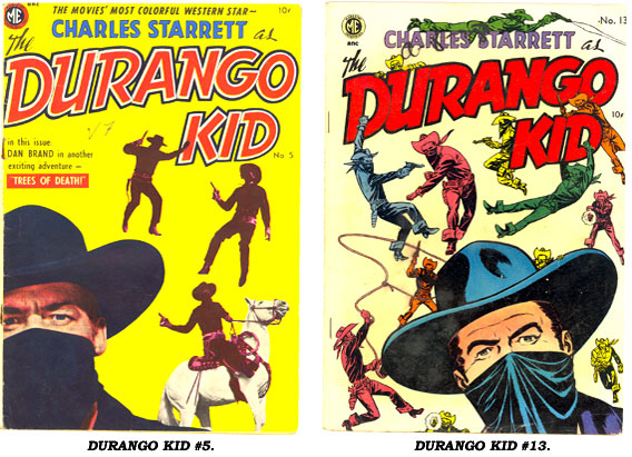 Covers for DURANGO KID #5 and #13.