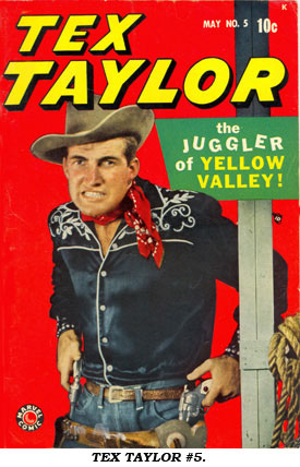 Cover to TEX TAYLOR #5.