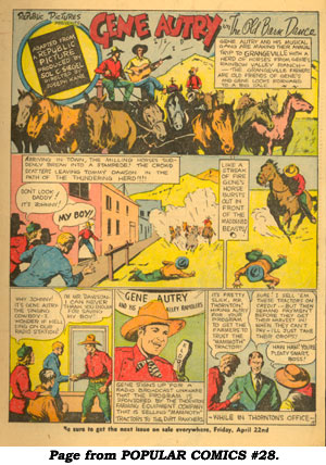 Page from POPULAR COMICS #28.