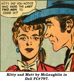 Kitty and Matt by McLaughlin in Dell FC#797.