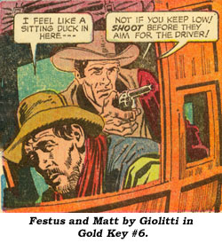 Festus and Matt by Giolitti in Gold Key #6.
