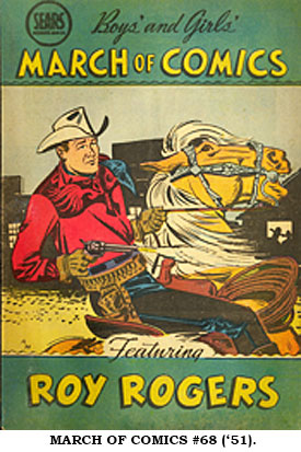 MARCH OF COMICS #68 ('51) featuring Roy Rogers.
