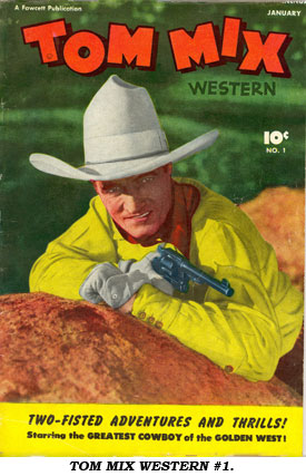 TOM MIX WESTERN #1 cover.