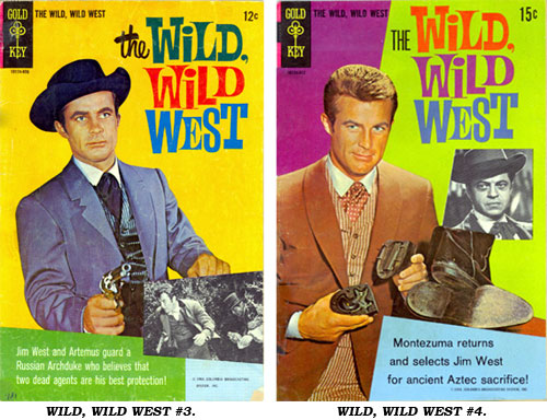 /Covers to WILD, WILD WEST #3 and #4.