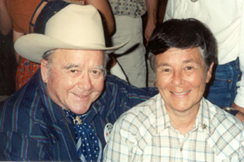 Dick Jones and Nancy Gilbert at Tombstone Festival in 2001.