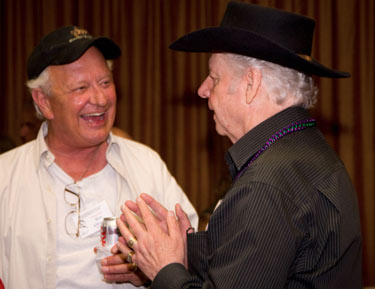 Old friends Rex Allen Jr. and Johnny Western.