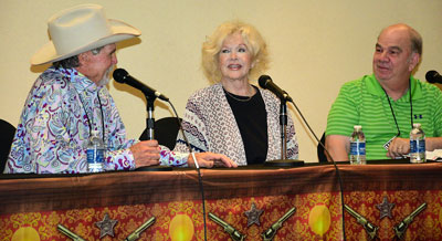 Panel discussion with Buck Taylor and Connie Stevens moderated by Ray Nielsen.