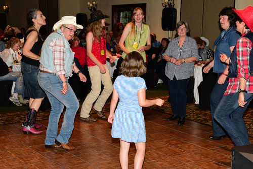 A Thursday night ‘50s Rock ‘n’ Roll Dance Party always gets the festival off to a good time.
