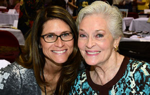 Lee Meriwether and her stuntgirl daughter Lesley Aletter.