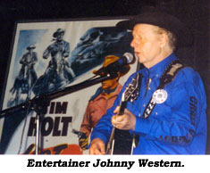 Entertainer Johnny Western.