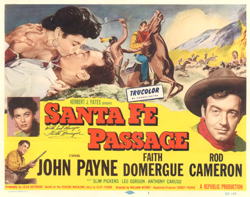 "Santa Fe Passage" lobby card.