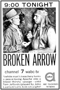 TV GUIDE ad for "Broken Arrow".