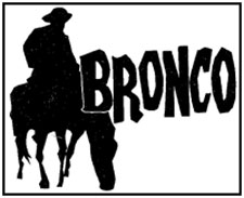 "Bronco" logo.