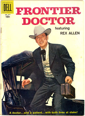 Dell Comics' one issue of FRONTIER DOCTOR FC#877.