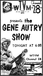 TV GUIDE ad for The Gene Autry Show".