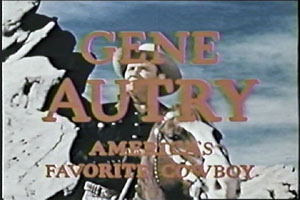 Color opening title to "The Gene Autry Show".