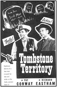 TV GUIDE ad for "Tombstone Territory".