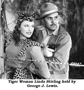 Tiger Woman Linda Stirling held by George J. Lewis.