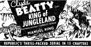 Ad for "King of Jungleland".