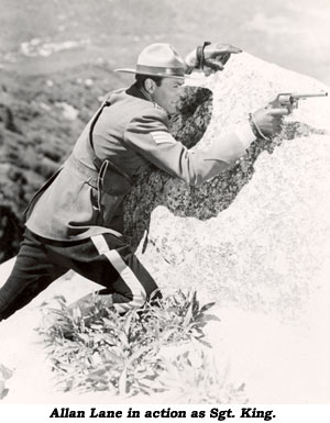 Allan Lane in action as Sgt. King.