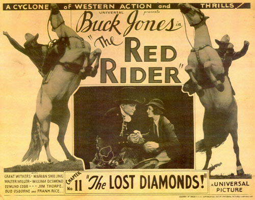 Title card for "The Red Rider".