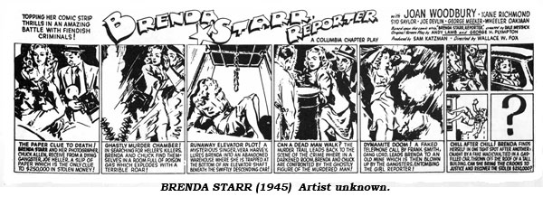 Brenda Starr (1945) Artist unknown.