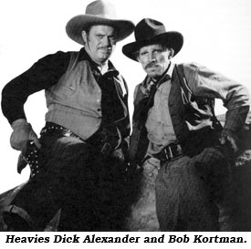 Heavies Dick Alexander and Bob Kortman.