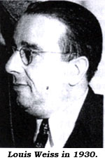 Louis Weiss in 1930.