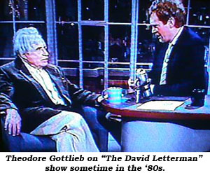 Theodore Gottlieb on "The David Letterman" show sometime in the '70s.