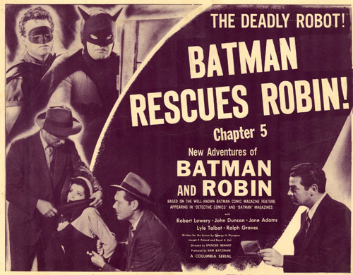 Title card for "Batman and Robin" Chpter 5.