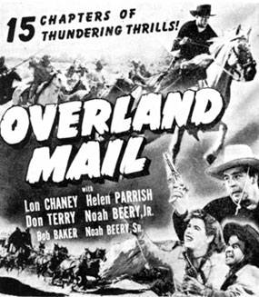 "Overland Mail" ad.