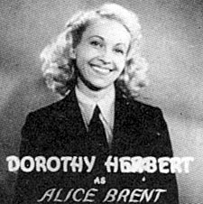 Dorothy Herbert title shot from "Mysterious Dr. Satan".