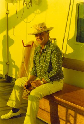 Noah Beery Jr. on a cruise ship in the ‘60s. (Photo courtesy Norman Foster.) 