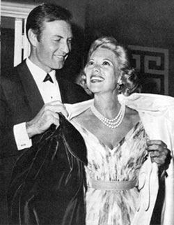 “Cimarron City”—George Montgomery and wife Dinah Shore.