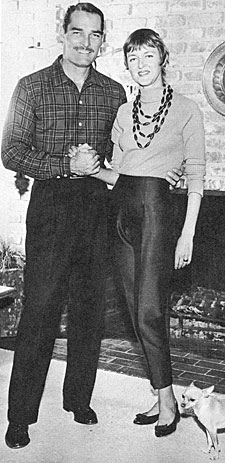 “Lawman”—John Russell with wife Renata. 