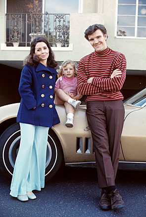 “Bonanza”—David “Candy” Canary with wife Julie and daughter Lisa 
in the late ‘60s. 