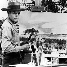 “Stoney Burke”—Jack Lord was also an accomplished painter.