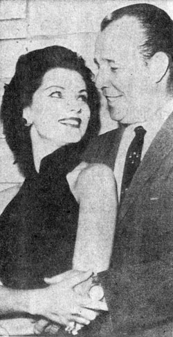 Actress Debra Paget, 27, and director Budd Boetticher, 44, were married March 28, 1960 in a Tiajuana, Mexico cafe. After three weeks of marriage Debra moved out of their apartment into her mother's apartment following a quarrel with Budd. Their divorce became final on August 24, 1961.
