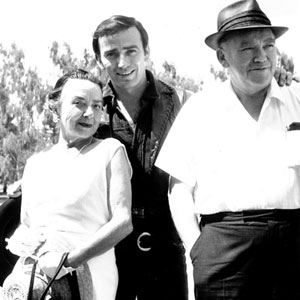 “The Virginian”, James Drury, with his parents Beatrice and James Drury Sr.