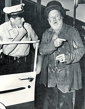 Tucson Police Sgt. Robert Donahue and Edgar Buchanan while he was filming “McLintock” (‘63). 