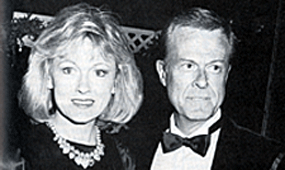 Mr. and Mrs. Robert Culp at the Thalians 29th annual Gala.
Culp was the star of TV’s “Trackdown”. 