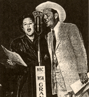 Margaret Whiting and Jimmy Wakely on the Grand Ole Opry in 1949. 