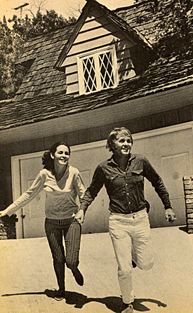 Blue on "High Chaparral", Mark Slade and wife Melinda Marie.
